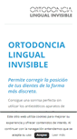 Mobile Screenshot of ortodoncialingualinvisible.es
